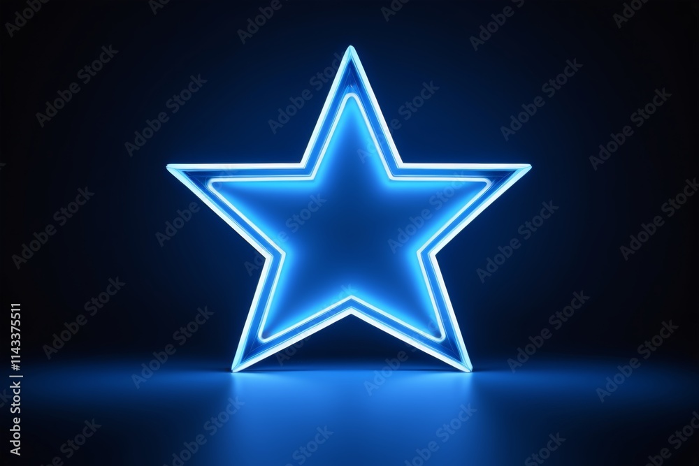 a close up of a neon star on a black background a close up of a neon star on a black background