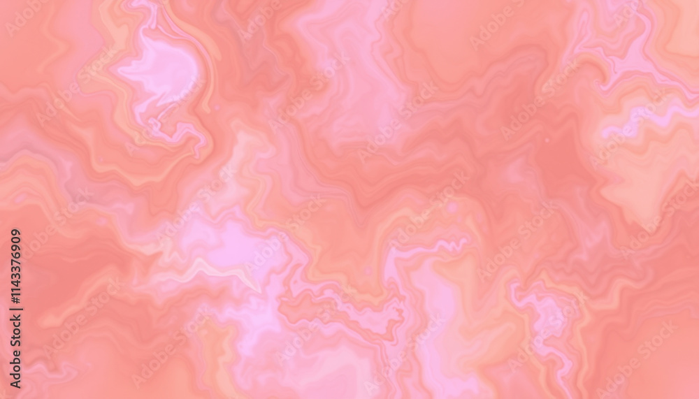 Abstract Pink and Peach Swirling Marble Texture Abstract Pink and Peach Swirling Marble Texture