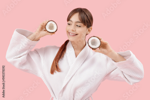 Beautiful young happy woman...
