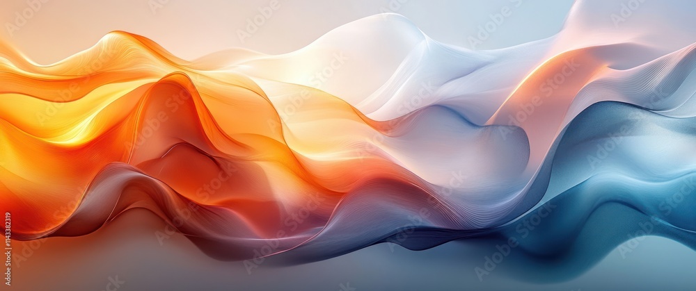 Abstract Fluid Shapes Background with Smooth Curves and Gradient Lighting Abstract Fluid Shapes Background with Smooth Curves and Gradient Lighting