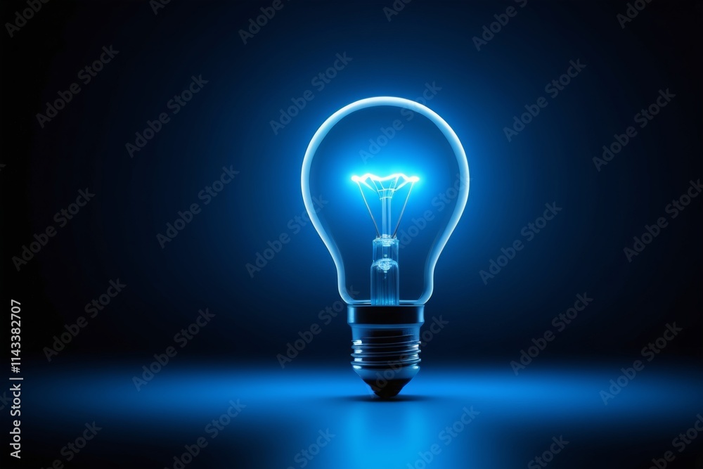 a close up of a light bulb with a blue glow a close up of a light bulb with a blue glow