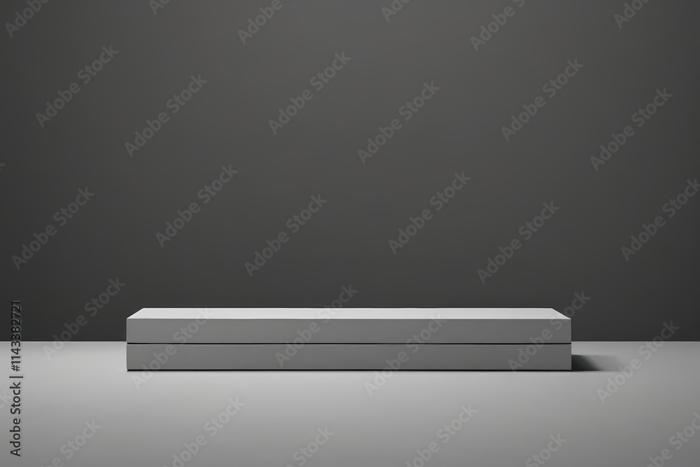 a close up of a white box on a table with a gray background a close up of a white box on a table with a gray background