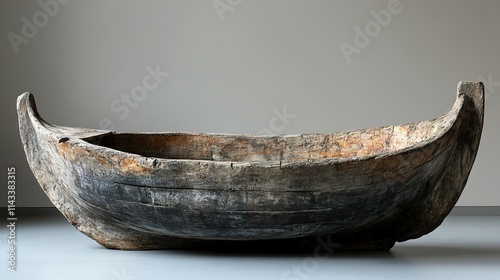 Wallpaper Mural Antique Wooden Boat: Vintage Watercraft, Nautical History Torontodigital.ca