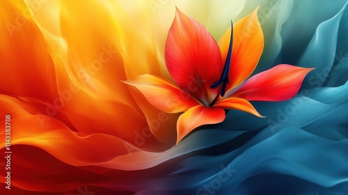 Wallpaper Mural beautiful bird of paradise flower clipart isolated on white background bird of paradise Torontodigital.ca