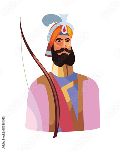 gobind singh with bow