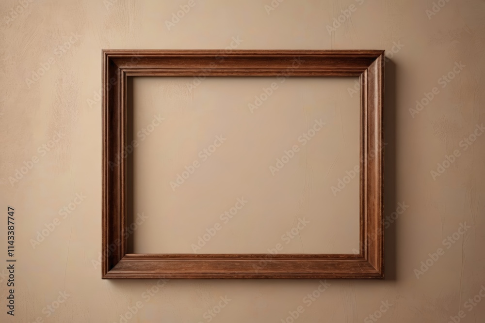 Fototapeta premium a close up of a picture frame on a wall with a wallpaper