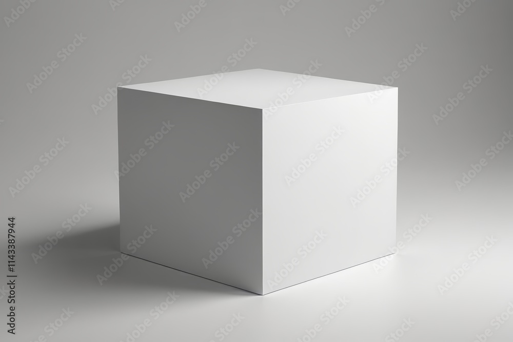 a close up of a white box on a gray background a close up of a white box on a gray background
