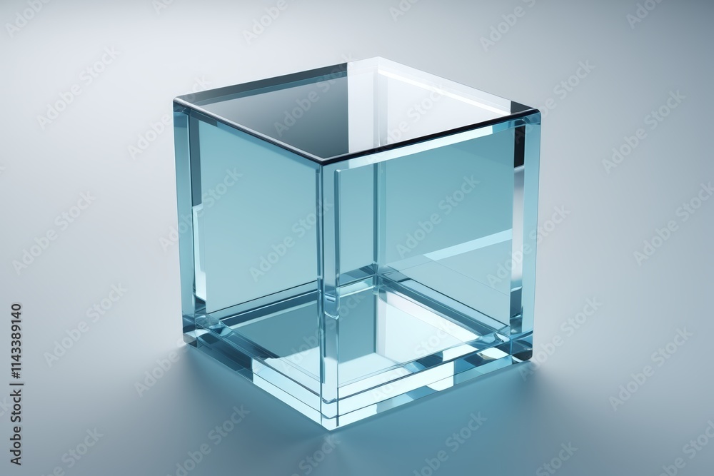 there is a glass vase with a reflection on the surface there is a glass vase with a reflection on the surface
