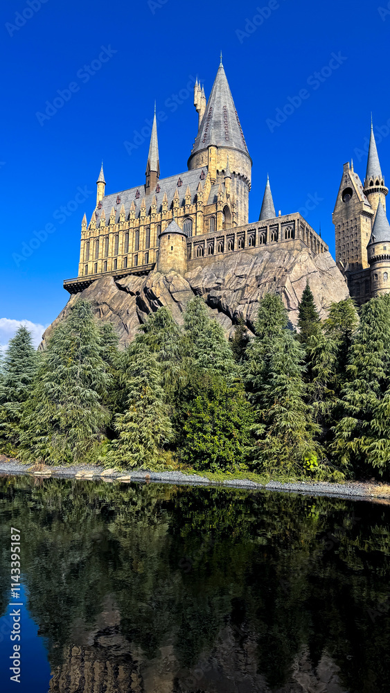 Naklejka premium castle in the morning