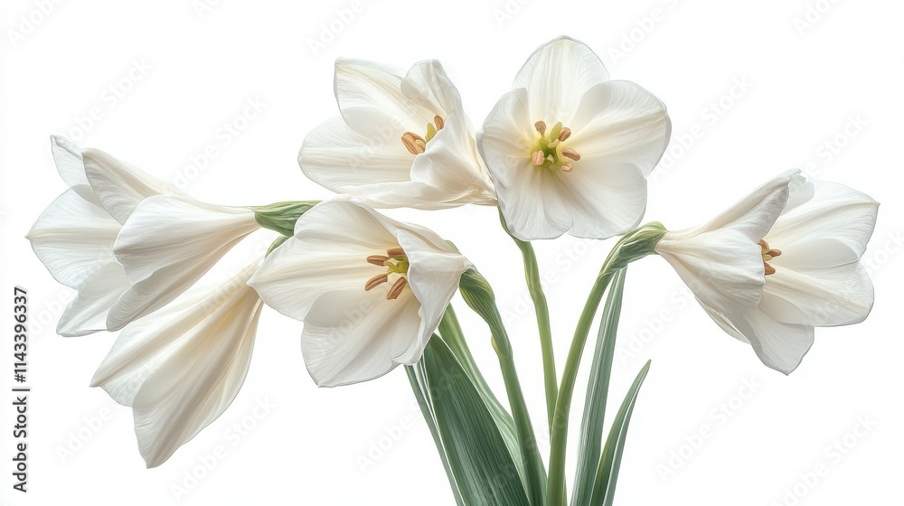 illustration of leucojum flower isolated on white background leucojum illustration of leucojum flower isolated on white background leucojum