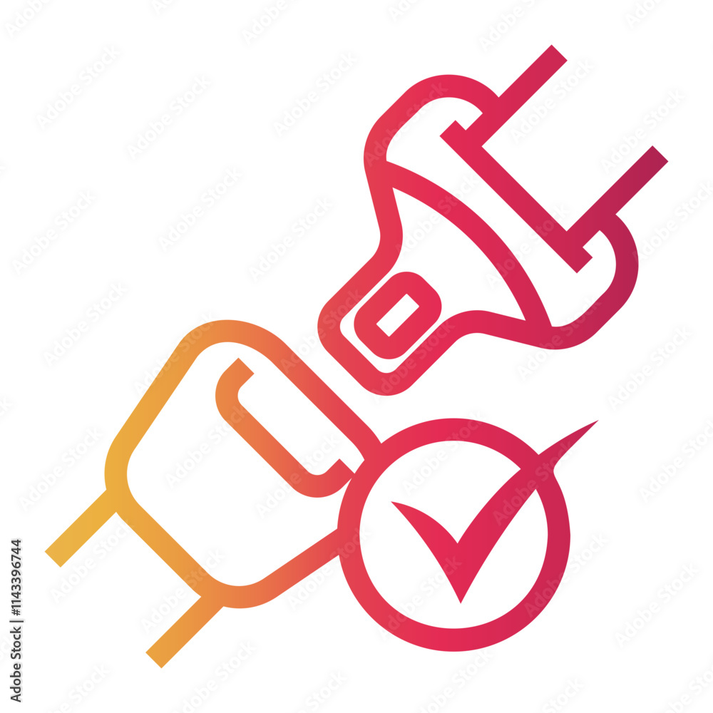safety Line Gradient Icon safety Line Gradient Icon