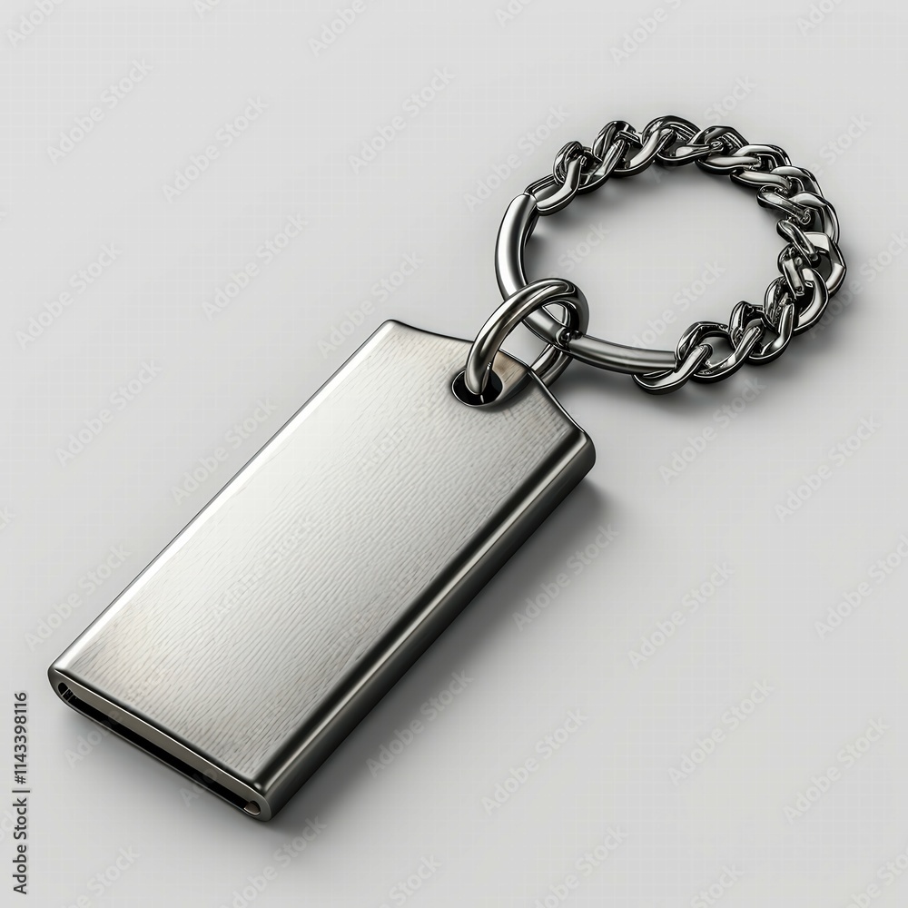 Mockup of a Blank Branded Keychain Isolated on a White Background for Creative Promotional and Merchandise Design Mockup of a Blank Branded Keychain Isolated on a White Background for Creative Promotional and Merchandise Design