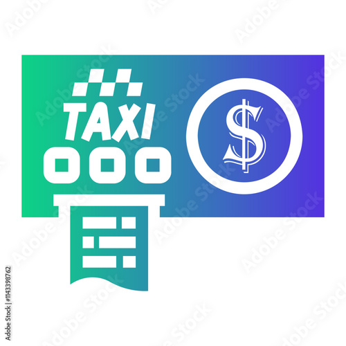 taximeter Gradient icon