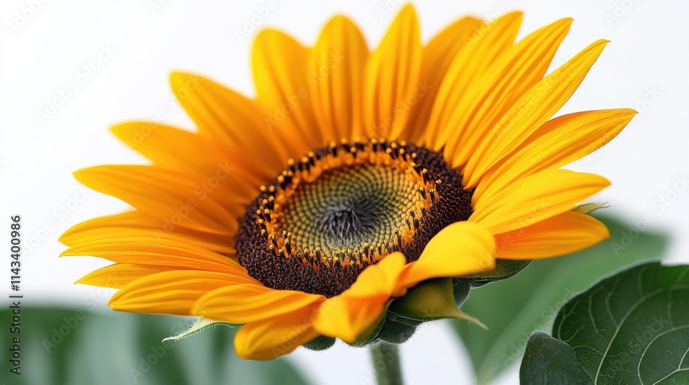 photo of helianthus velvet isolated on white background helianthus velvet