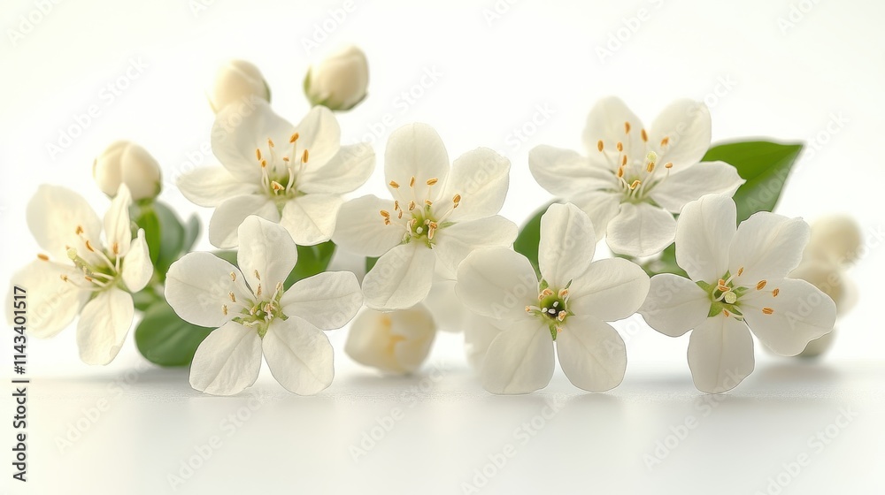 photo of jasmine flower isolated on white background jasmine photo of jasmine flower isolated on white background jasmine