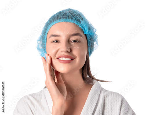 Beautiful young woman with ...