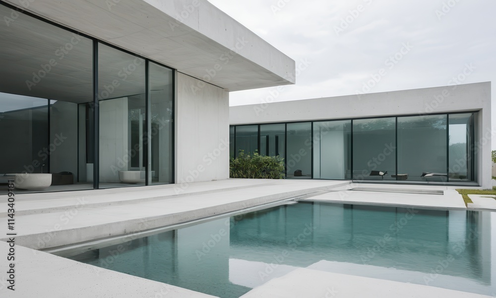 Modern Minimalist Villa with Infinity Pool