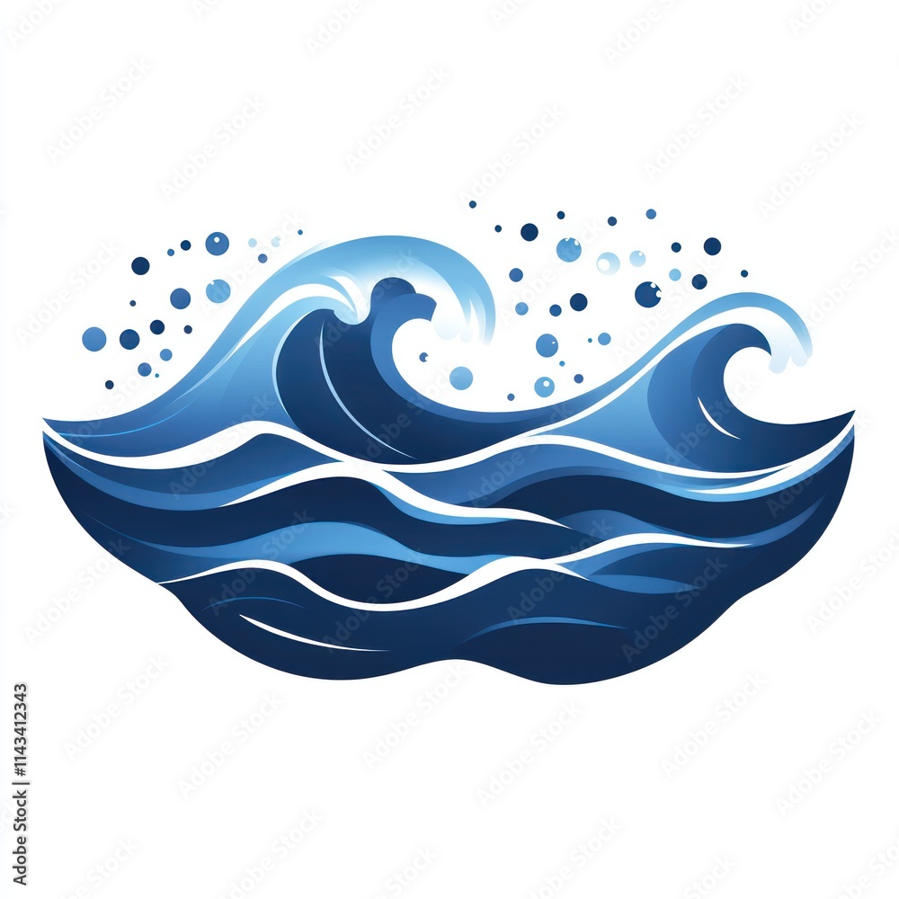 A stylized illustration of ocean waves in various shades of blue, representing water movement. A stylized illustration of ocean waves in various shades of blue, representing water movement.