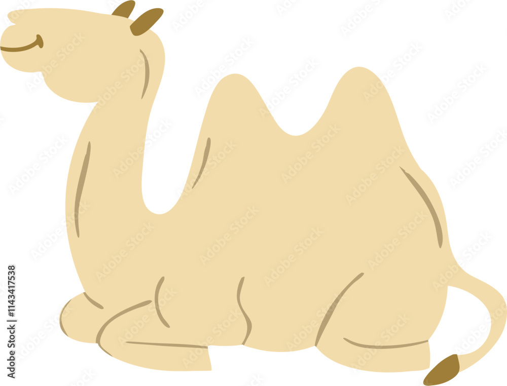 Fototapeta premium goat cartoon illustration