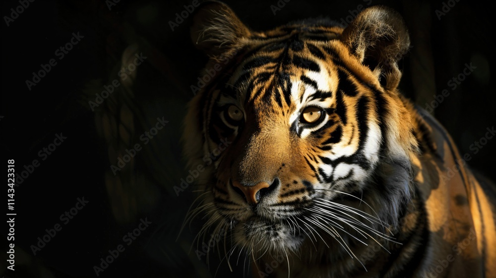 Fototapeta premium Majestic Tiger in Natural Habitat