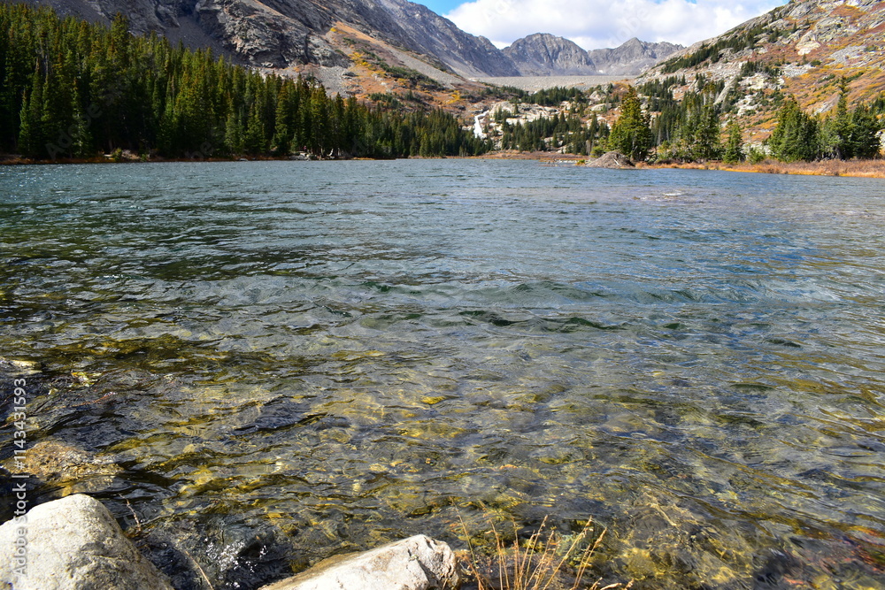 Blue Lakes Waterfalls in Breckenridge, Colorado
