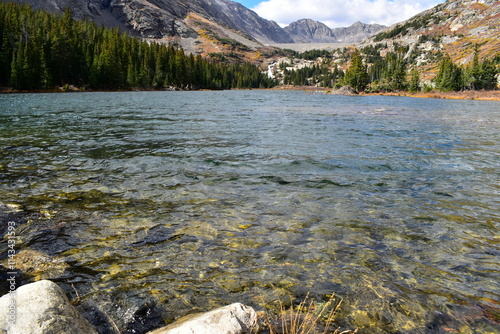 Obraz na płótnie Blue Lakes Waterfalls in Breckenridge, Colorado w salonie