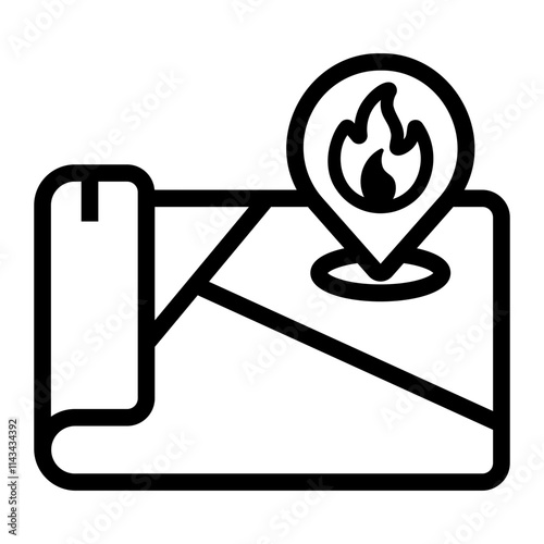 fire Line Icon
