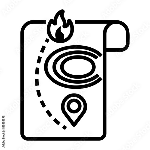 fire Line Icon