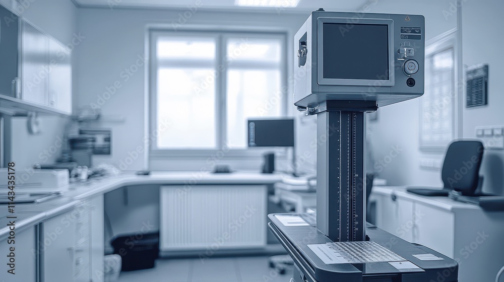 A precision device for measuring height in healthcare settings, vital for accurate health evaluations. A precision device for measuring height in healthcare settings, vital for accurate health evaluations.