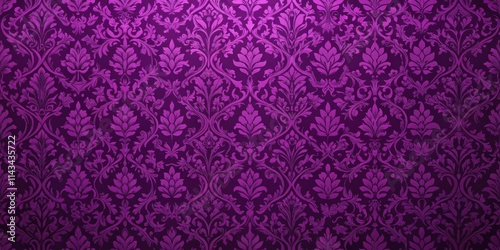 Fototapeta Naklejka Na Ścianę i Meble -  Luxurious, richly textured, and utterly captivating seamless purple wallpaper , design, elegant,  design