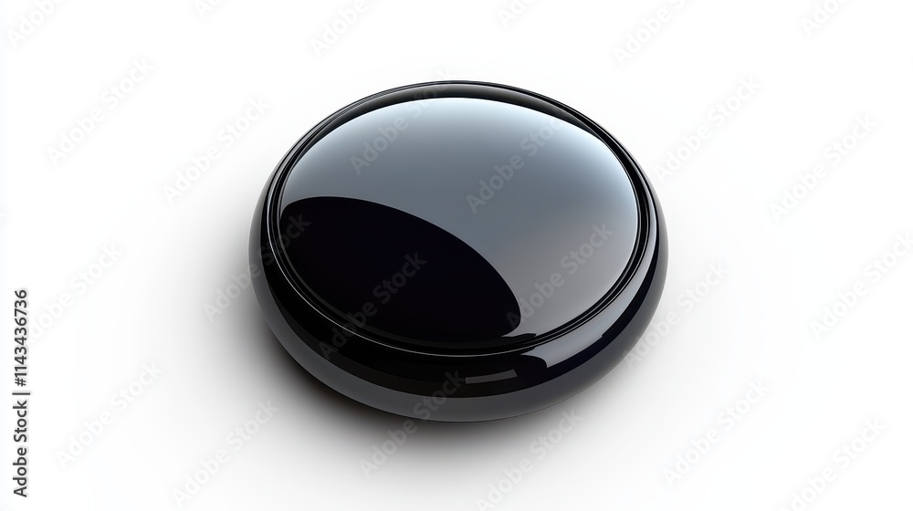 A sleek, modern button design with a glossy finish on a white background, ideal for various projects. A sleek, modern button design with a glossy finish on a white background, ideal for various projects.