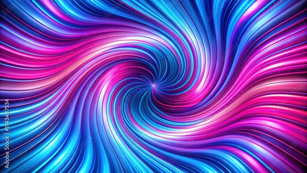 Obraz premium Vibrant blue and pink swirls in a blur of abstract background, creating a mesmerizing visual effect