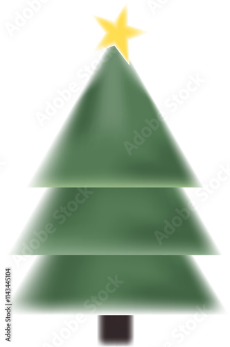 christmas tree with star