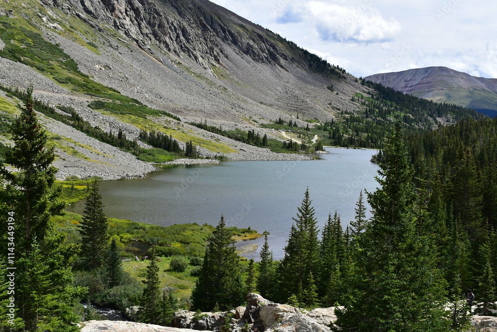 Blue Lakes Waterfalls in Breckenridge, Colorado