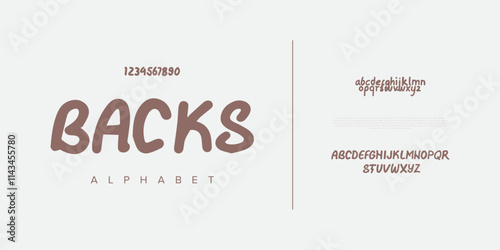 Back handwrite font Calligraphy Logotype Script Brush Font Type Font lettering handwritten
