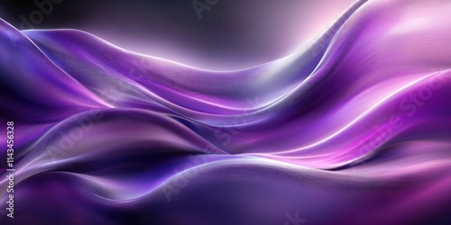 Wallpaper Mural Abstract Purple Silver Flowing Shapes Gradient Background Torontodigital.ca