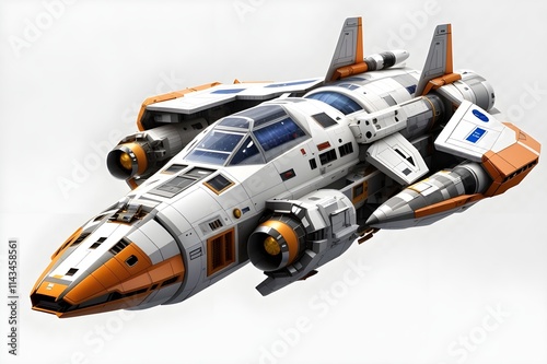 
	
High-resolution spacecraft PNG isolated on transparent background for digital art, science fiction projects, and space-themed designs featuring detailed spacecraft elements and realistic renderings