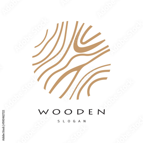 wooden logo design, for construction, wood craftsmen, wood processing company businesses