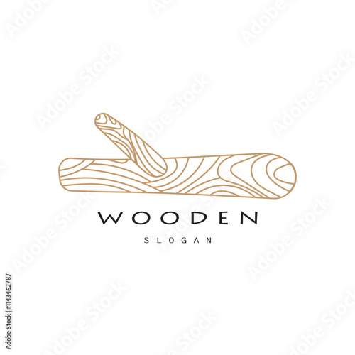 wooden logo design, for construction, wood craftsmen, wood processing company businesses
