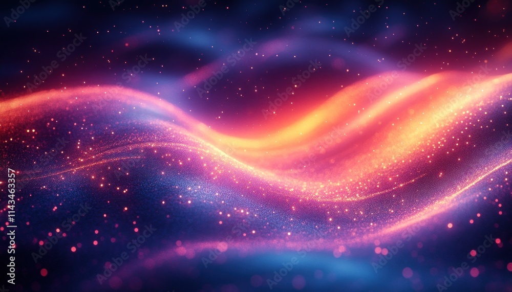Futuristic Abstract Neon Design with Luminous Lines and Blurred Background Futuristic Abstract Neon Design with Luminous Lines and Blurred Background