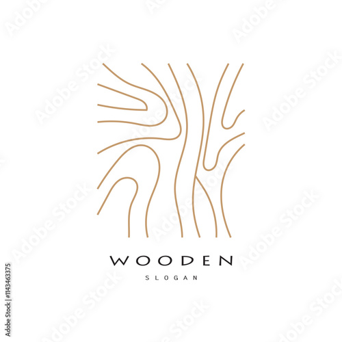 wooden logo design, for construction, wood craftsmen, wood processing company businesses