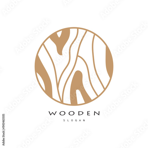 wooden logo design, for construction, wood craftsmen, wood processing company businesses