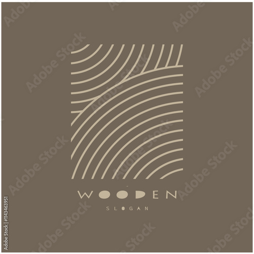 wooden logo design, for construction, wood craftsmen, wood processing company businesses