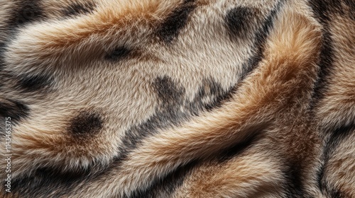 Close-up of tiger fur texture for background or design art work photo