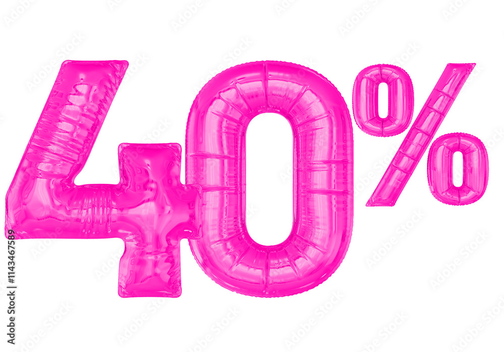 40 Percent Pink Balloon Discount 40 Percent Pink Balloon Discount