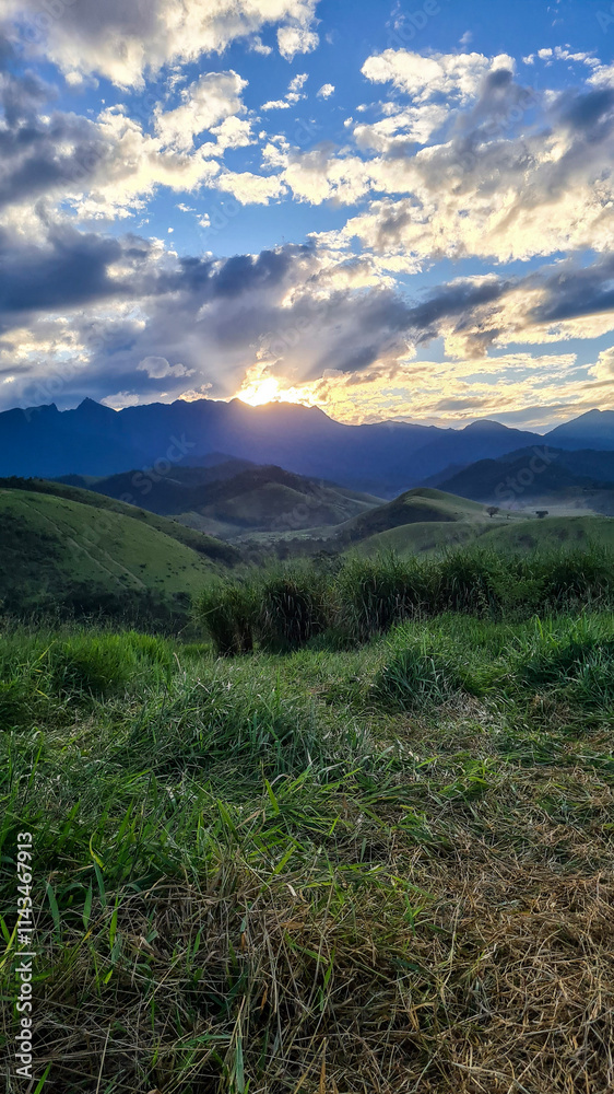 Fototapeta premium Paisagem Montanhas