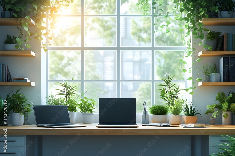 A minimalist office space with white walls, simple furniture, and clean lines. The desk is clutter-free, with only a laptop and a few essential items.
A minimalist office space with white walls, simple furniture, and clean lines. The desk is clutter-free, with only a laptop and a few essential items.