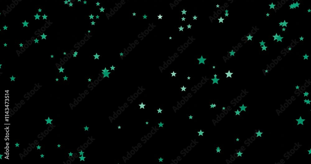 星が降り注ぐアニメーション:背景透過 星が降り注ぐアニメーション:背景透過