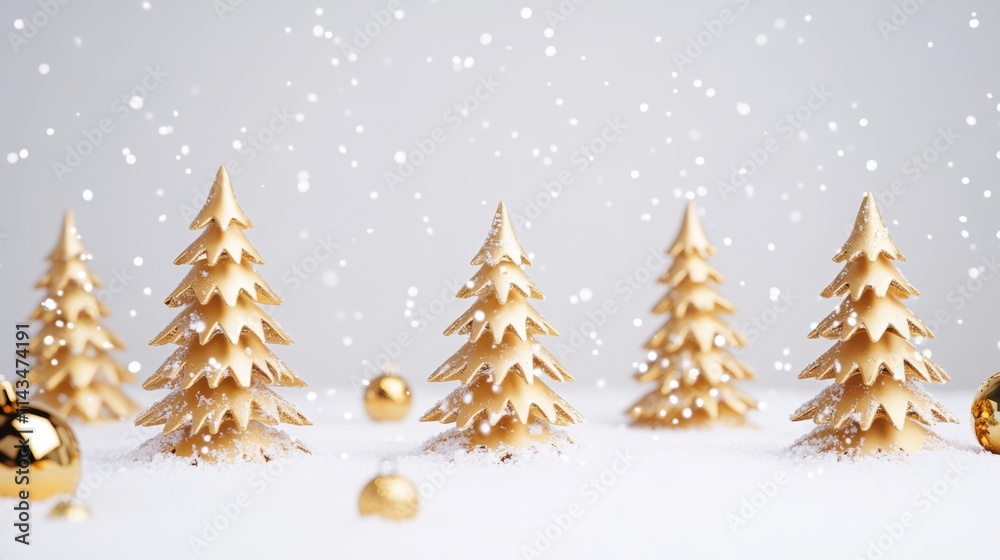 abstract christmas trees on white background abstract christmas trees on white background