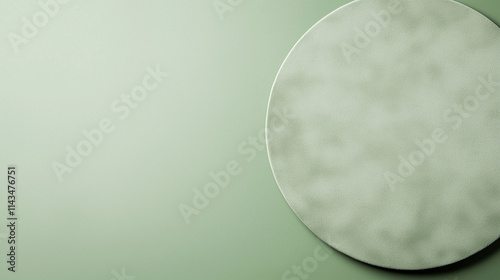 Minimalist Green Background...